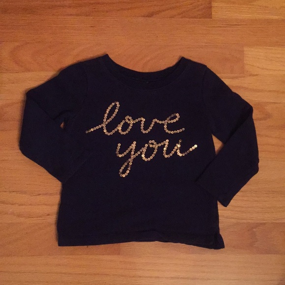 Carter's Other - Carter’s Toddler Girls 3T Navy Blue Sweatshirt